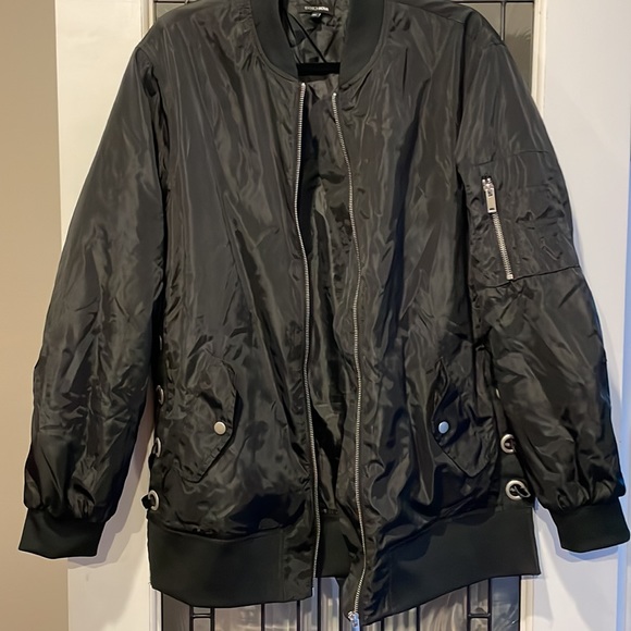 Fashionova Laced Up Bomber Jacket Size XL - Picture 6 of 7
